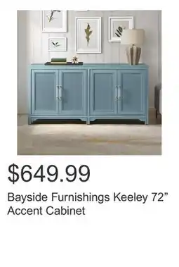 Costco Bayside Furnishings Keeley 72 Accent Cabinet offer