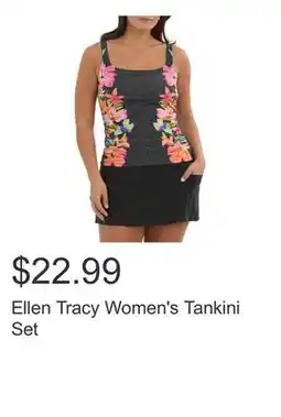 Costco Ellen Tracy Women's Tankini Set offer