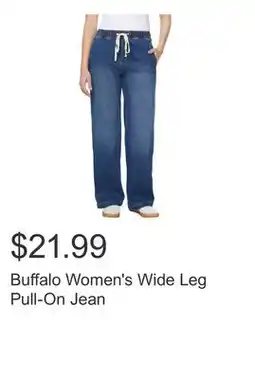 Costco Buffalo Women's Wide Leg Pull-On Jean offer