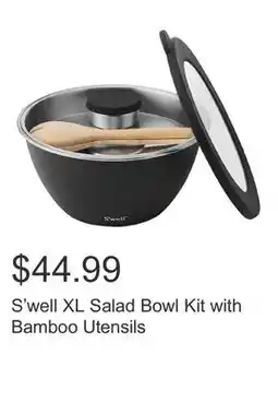 Costco S'well XL Salad Bowl Kit with Bamboo Utensils offer