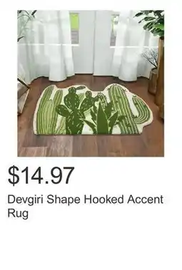 Costco Devgiri Shape Hooked Accent Rug offer