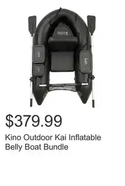Costco Kino Outdoor Kai Inflatable Belly Boat Bundle offer