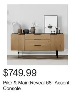 Costco Pike & Main Reveal 68 Accent Console offer