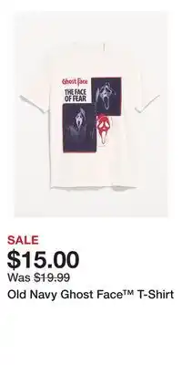 Old Navy Old Navy Ghost Face T-Shirt offer