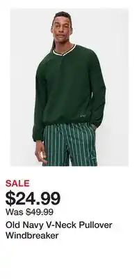 Old Navy Old Navy V-Neck Pullover Windbreaker offer