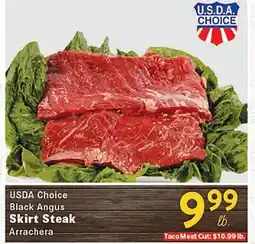 Rio Valley Market USDA Choice Black Angus Skirt Steak offer