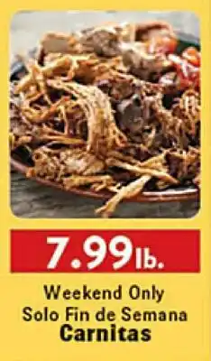 Rio Valley Market Carnitas offer