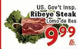 Rio Valley Market US. Gov't Insp. Ribeye Steak offer