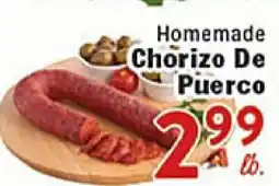 Rio Valley Market Homemade Chorizo De Puerc offer