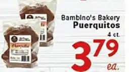Rio Valley Market Bambino's Bakery Puerquitos offer