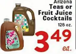 Rio Valley Market Arizona Teas or Fruit Juice Cocktails offer