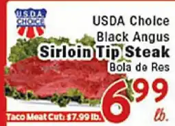 Rio Valley Market USDA Choice Black Angus Sirloin Tip Steak offer