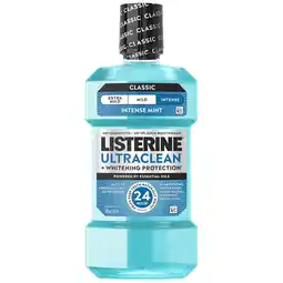 Walgreens UltraClean Antiseptic Mouthwash Intense Mint offer