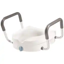 Walgreens Raised Toilet Seat with Lock & Arms offer