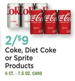 Heinen's Coke, Diet Coke or Sprite Products offer