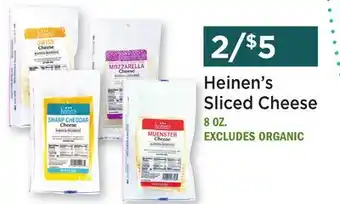Heinen's Heinen's Sliced Cheese offer