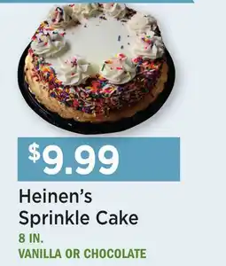 Heinen's Heinen's Sprinkle Cake offer
