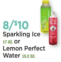 Heinen's Sparkling Ice 17 OZ. or Lemon Perfect Water 15.2 OZ offer