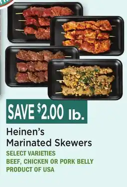 Heinen's Heinen's Marinated Skewers offer