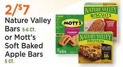 Heinen's Nature Valley Bars 5-6 CT. or Mott's Soft Baked Apple Bars 5 CT offer