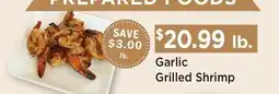 Heinen's Garlic Grilled Shrimp offer