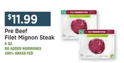 Heinen's Pre Beef Filet Mignon Steak offer