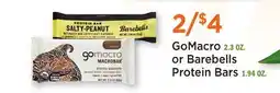 Heinen's GoMacro 2.3 OZ. or Barebells Protein Bars 1.94 OZ offer