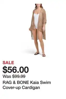 Marshalls RAG & BONE Kaia Swim Cover-up Cardigan offer