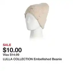 Marshalls LULLA COLLECTION Embellished Beanie offer