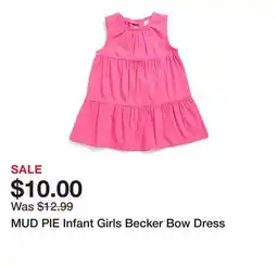 Marshalls MUD PIE Infant Girls Becker Bow Dress offer