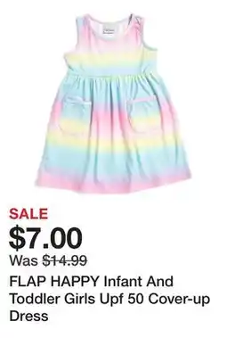 Marshalls FLAP HAPPY Infant And Toddler Girls Upf 50 Cover-up Dress offer
