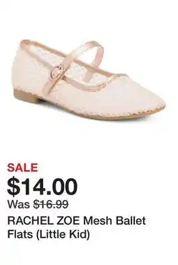 Marshalls RACHEL ZOE Mesh Ballet Flats (Little Kid) offer
