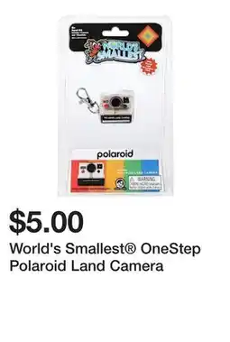 Five Below World's Smallest OneStep Polaroid Land Camera offer