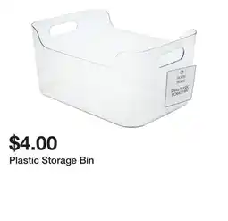 Five Below Plastic Storage Bin offer
