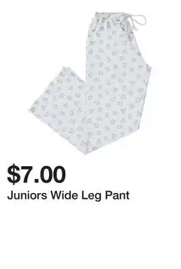 Five Below Juniors Wide Leg Pant offer