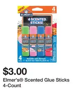 Five Below Elmer's Scented Glue Sticks 4-Count offer