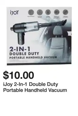Five Below iJoy 2-In-1 Double Duty Portable Handheld Vacuum offer
