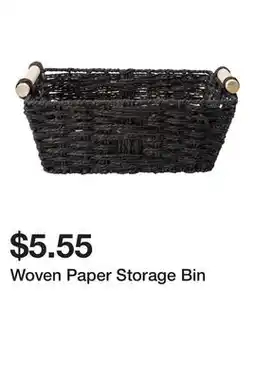 Five Below Woven Paper Storage Bin offer