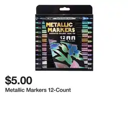 Five Below Metallic Markers 12-Count offer