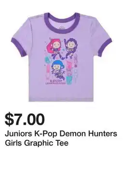 Five Below Juniors K-Pop Demon Hunters Girls Graphic Tee offer