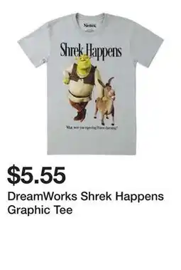 Five Below DreamWorks Shrek Happens Graphic Tee offer