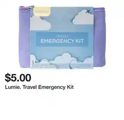 Five Below Lumie. Travel Emergency Kit offer