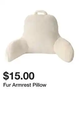 Five Below Fur Armrest Pillow offer