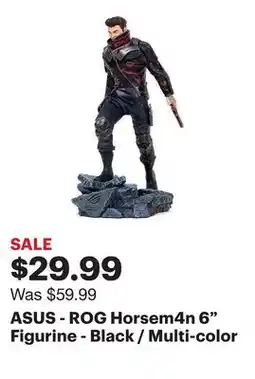 Best Buy ASUS - ROG Horsem4n 6 Figurine - Black / Multi-color offer