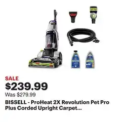 Best Buy BISSELL - ProHeat 2X Revolution Pet Pro Plus Corded Upright Carpet Deep Cleaner - silver/purple offer
