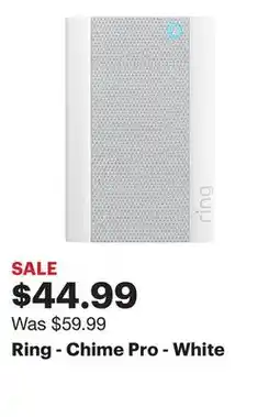 Best Buy Ring - Chime Pro - White offer