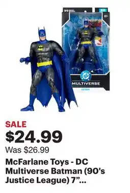 Best Buy McFarlane Toys - DC Multiverse Batman (90's Justice League) 7 Action Figure offer