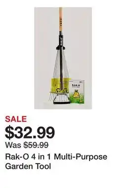 Tractor Supply Company Rak-O 4 in 1 Multi-Purpose Garden Tool offer