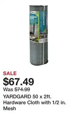 Tractor Supply Company YARDGARD 50 x 2ft. Hardware Cloth with 1/2 in. Mesh offer