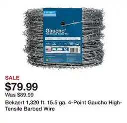 Tractor Supply Company Bekaert 1,320 ft. 15.5 ga. 4-Point Gaucho High-Tensile Barbed Wire offer
